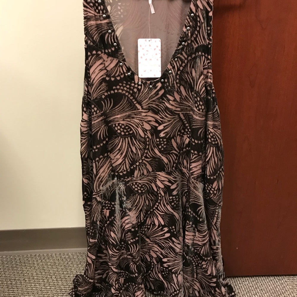 Free People velvet dress